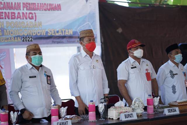 Bupati Buka Musrenbang di Kecamatan Posigadan