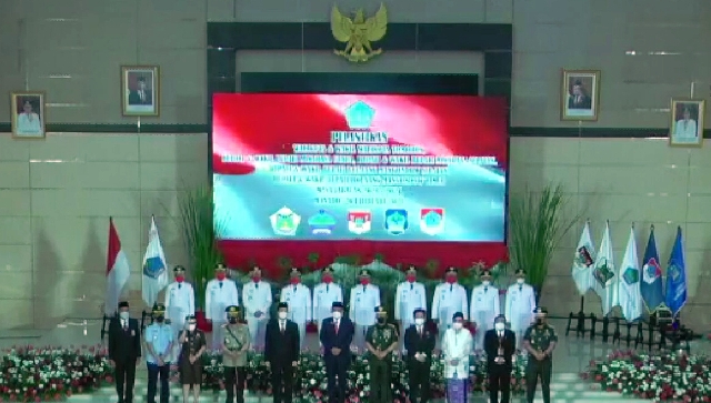 Gubernur Sulut Resmi Melantik Bupati dan Wabup Boltim Periode 2021-2024