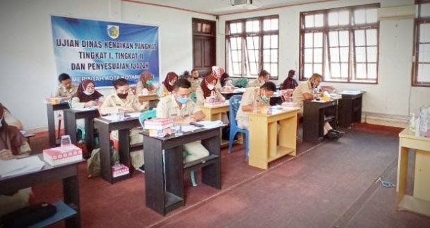 19 ASN di Kota Kotamobagu Mengikuti Ujian Kenaikan Pangkat