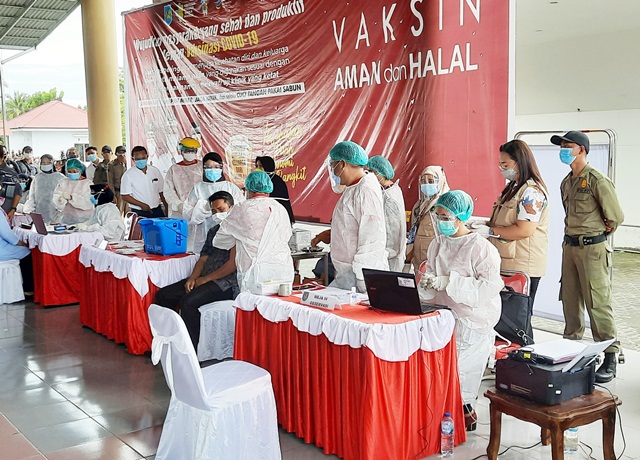 Vaksinasi Nakes di Bolmong Sudah 80,17 Persen