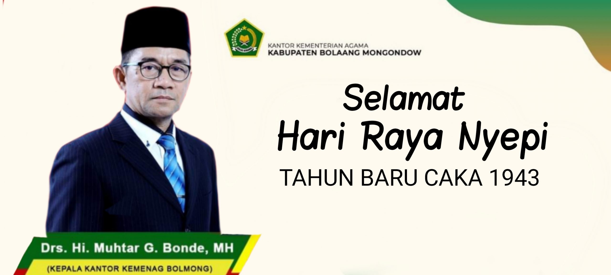 Hari Raya Nyepi, Ini Harapan Kakan Kemenag Bolmong untuk Umat Hindu