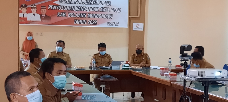 Gelar Forum Konsultasi Publik, RKPD 2022 Pemkab Bolmong Mulai Digodok