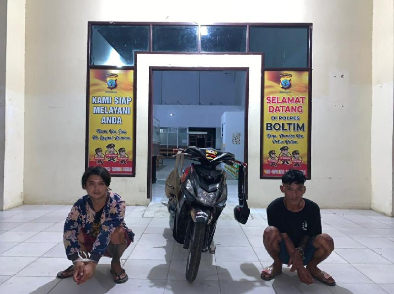 Polres Boltim Ungkap Pelaku DPO Curanmor