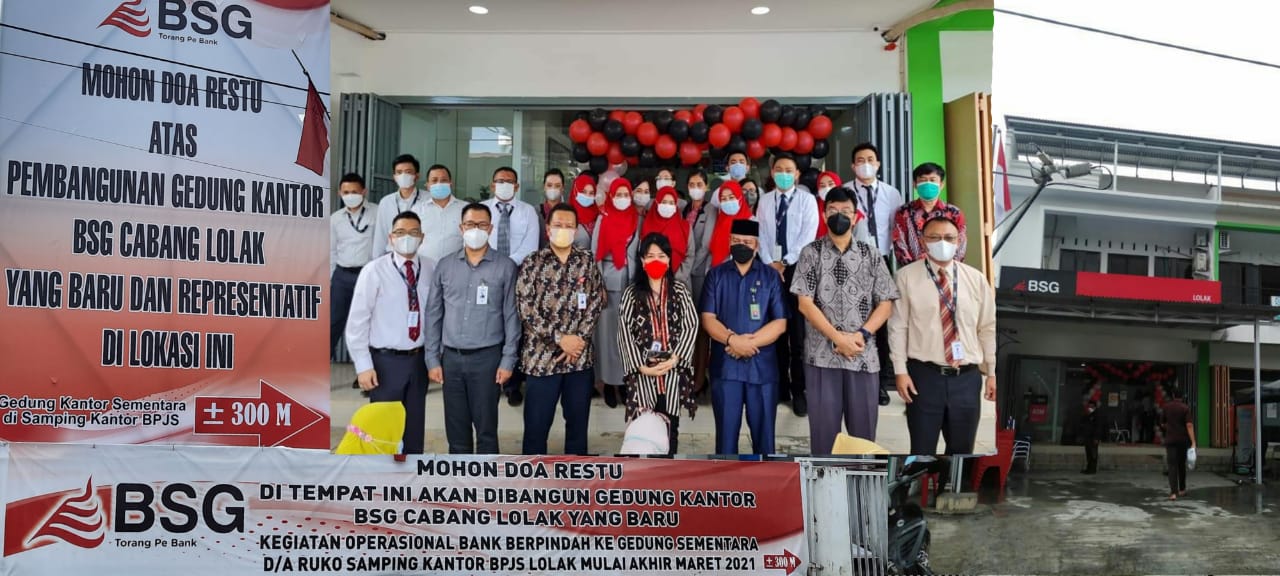Layanan Kantor BSG Lolak Pindah Sementara