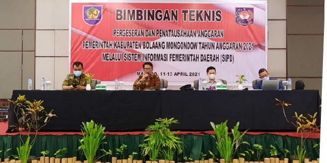 Pemkab Bolmong Gelar Bimtek SIPD Pengelolaan Keuangan Daerah
