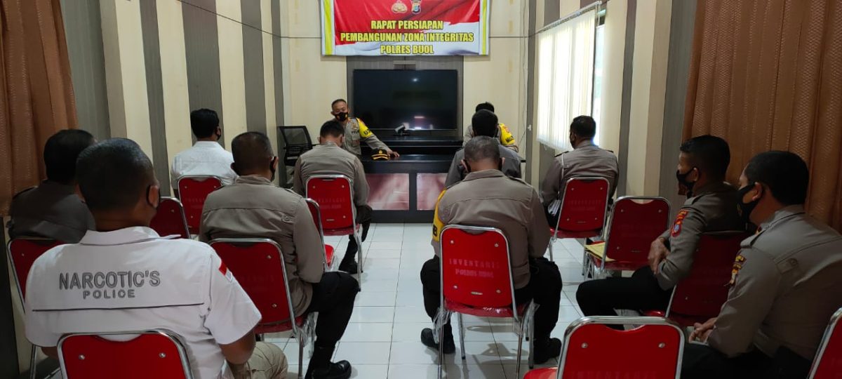 Kapolres Buol Komitmen Ciptakan ZI Bebas Korupsi
