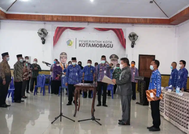 69 Anggota BPD Terpilih se-Kecamatan Kotamobagu Utara dan Timur Resmi Dilantik