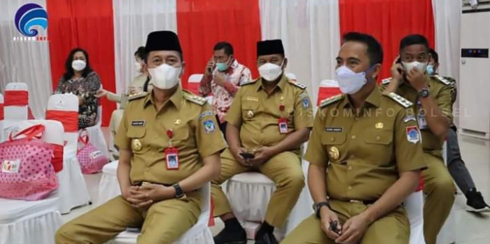 Bupati dan Wabup Bolsel Hadiri Rakor Evaluasi dan Penyampaian Hasil Akhir Pengawasan Pilkada Tahun 2020
