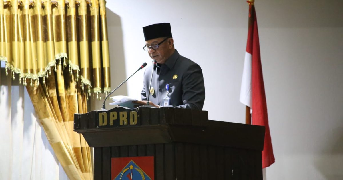 DPRD Boltim Gelar Rapat Paripurna Penetapan Perda Pertanggungjawaban APBD Tahun 2020