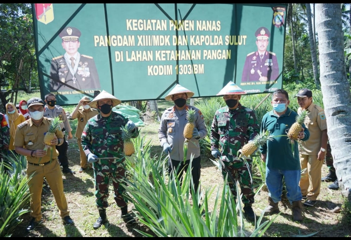 Sekali Coba, Kapolda Sulut Ketagihan Nanas Passi Barat