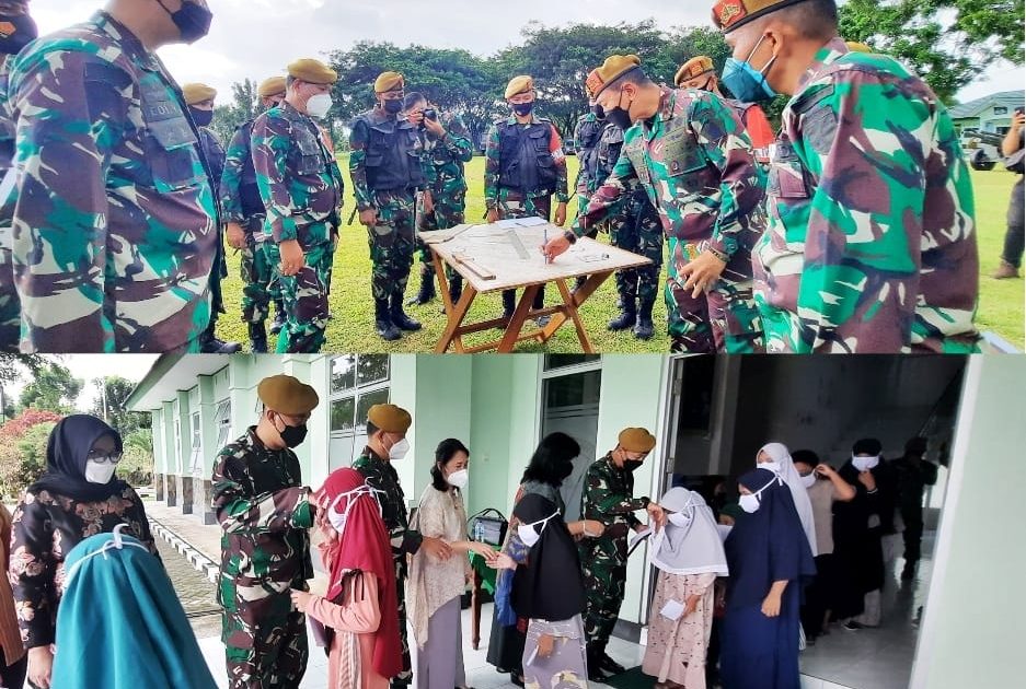 Berkunjung ke Yon Armed 19-105 Tarik Bogani, Danpussenarmed Kodiklat TNI-AD Berbagi dengan Anak Yatim dan Saksikan LTPT