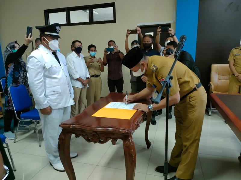 Wakili Bupati, Oskar Lantik Asral Mamonto sebagai Pjs Sangadi Bongkudai