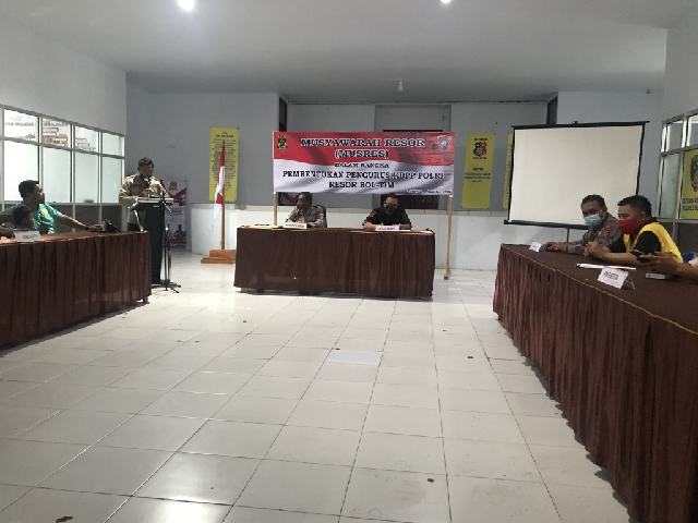 Gelar Musres Pembentukan Pengurus KBPP Polri, Ini Pesan Wakapolres Boltim