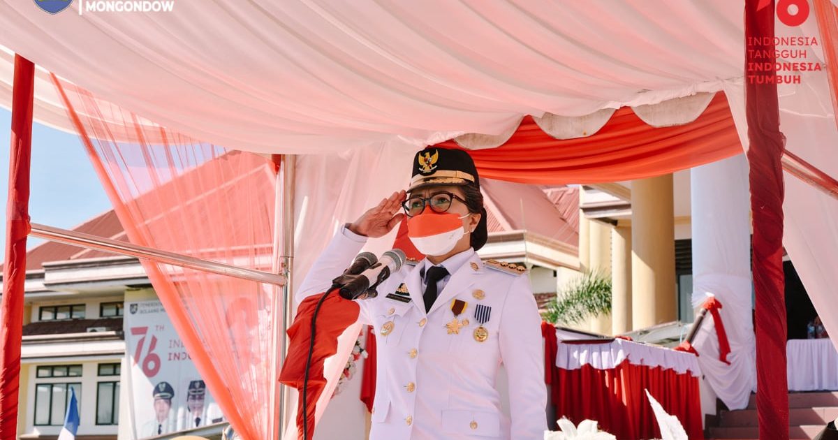 Upacara Peringatan HUT RI ke-75 di Bolmong Berlangsung Khidmat