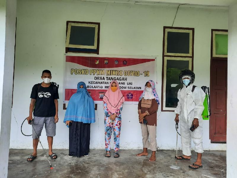 Pemdes Tangagah Manfaatkan Eks Pustu Jadikan Posko dan Ruang Isolasi Covid-19