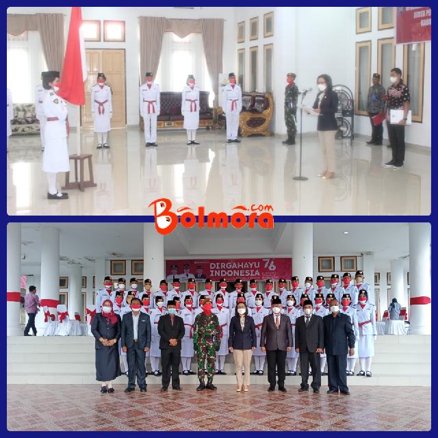 Kukuhkan Anggota Paskibra, Ini Harapan Bupati Bolmong