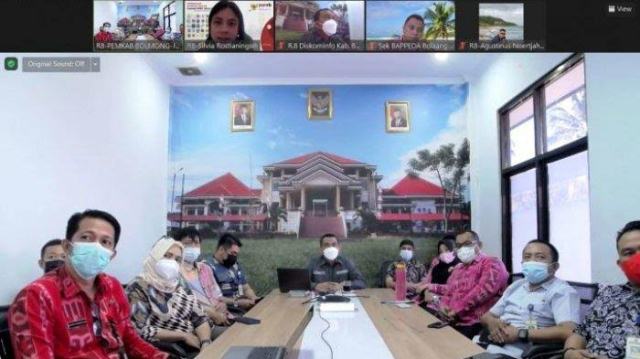 Pemkab Bolmong Ikut Rapat Bersama KemenPAN-RB