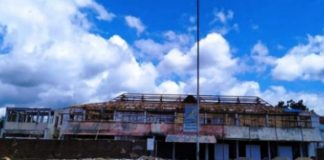 Fisik Pekerjaan Rehab Bangunan Utama Eks Kantor Bupati Bolmong Sudah 43 Persen