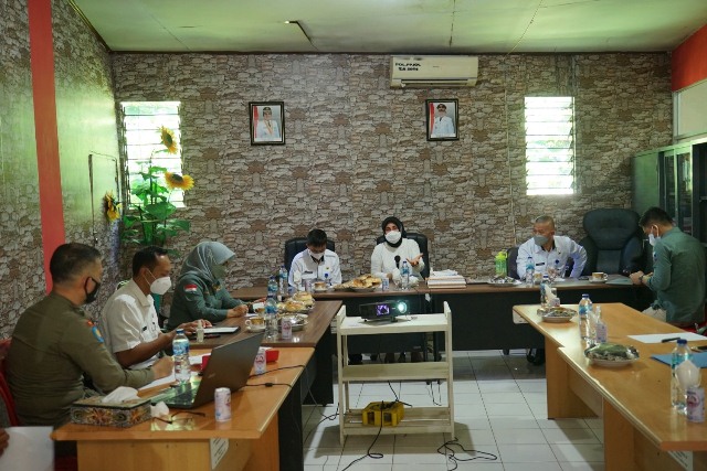Kunker ke Dinas SatPol PP dan Damkar, Wali Kota Minta Maksimalkan Alokasi Anggaran Tahun 2022