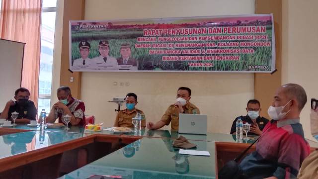 Bappeda Bolmong Gelar Rapat Penyusunan dan Perumusan RP2I