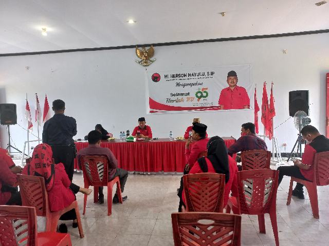 DPC PDI Perjuangan Kabupaten Bolsel Akan alurkan Sembako kepada Masyarakat Kurang Mampu