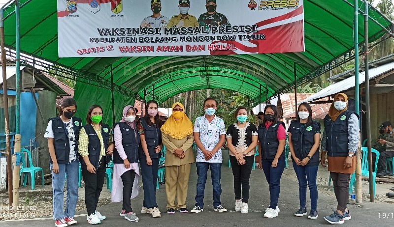 Capaian Vaksinasi Covid-19 di Kabupaten Boltim Terus Meningkat