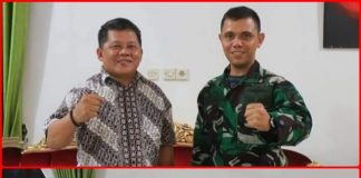 Wakil Walikota Nayodo Terima Kunjungan Kerja Wadanyon 713/ST Gorontalo