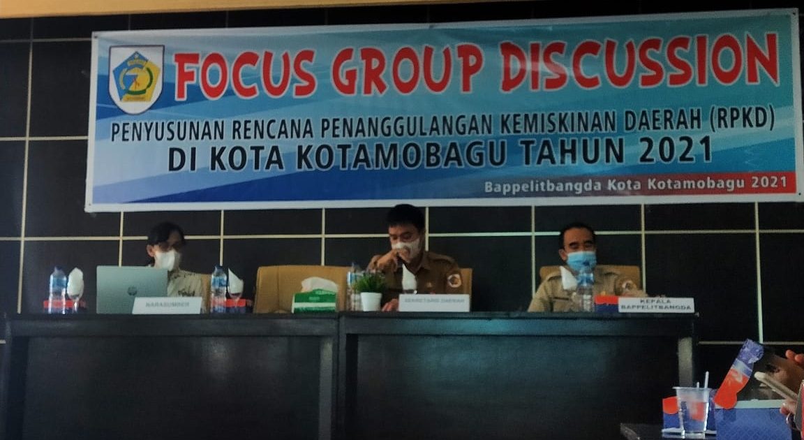 Sekot Kotamobagu Buka Kegiatan FGD Penanganan Kemiskinan Daerah