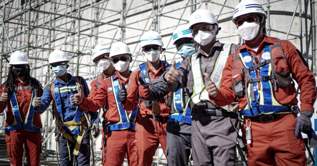 Terkait Implementasi QSHE, Proyek Bendungan Lolak Bolmong Dapat Nilai A dari PT PP Pusat