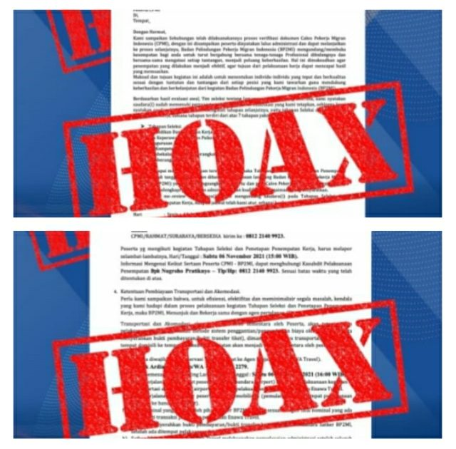 Waspada Hoax!, Masyarakat Diminta Berhati-Hati dalam Menanggapi Berita Terkait BP2MI