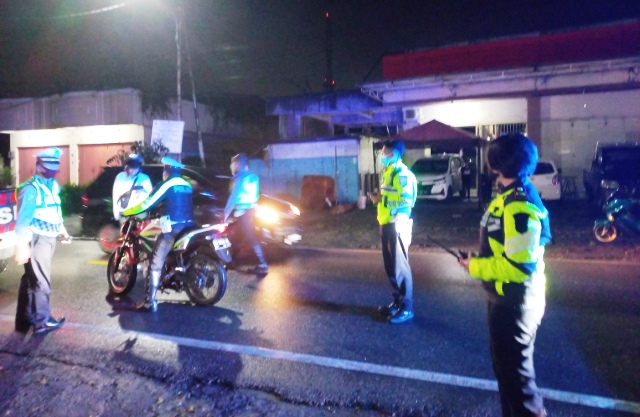 Blue Light Patrol Satlantas Polres Kotamobagu Amankan 4 Motor Knalpot Bissing