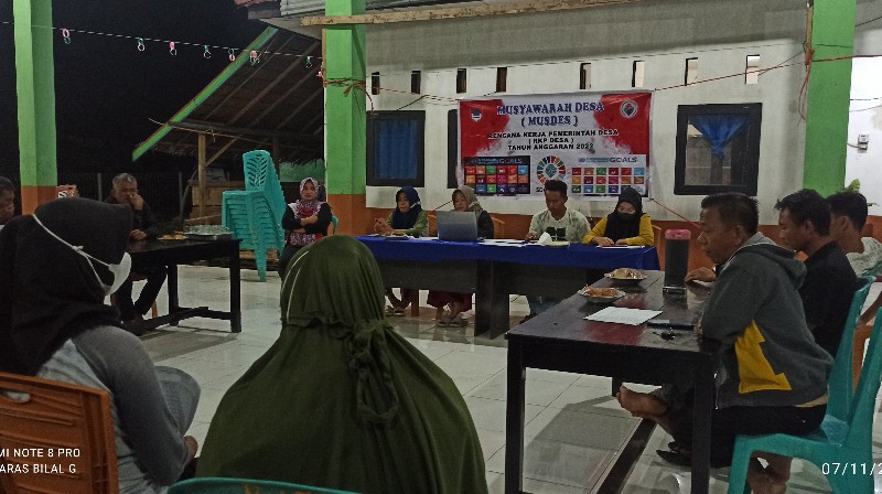 Desa Buyat Barat Laksanakan Musyawarah RKPDes 2022