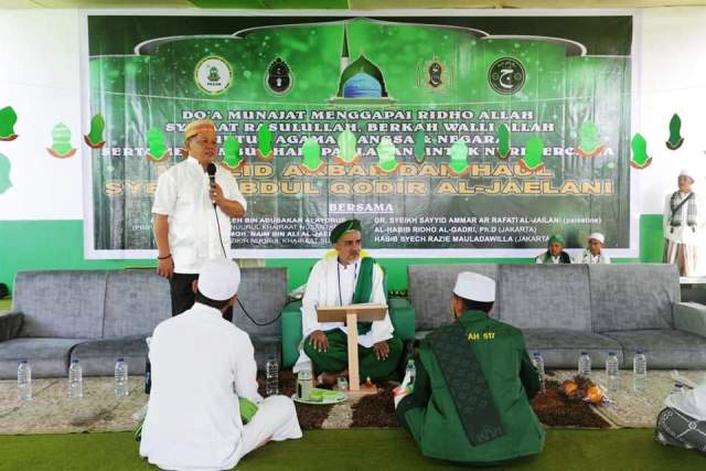 Nayodo Hadiri Maulid Akbar Nabi Muhammad SAW di Padepokan Paku Bumi Nuurul Khairaat