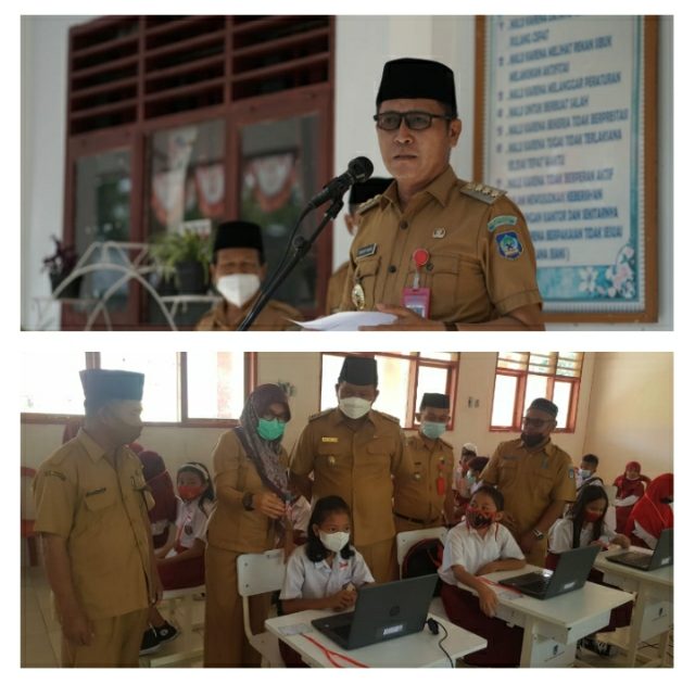Secara Terpisah, Bupati dan Wabup Membuka ANBK