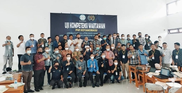 PWI Kotamobagu Sukses Gelar Uji Kompetensi Wartawan Empat Angkatan