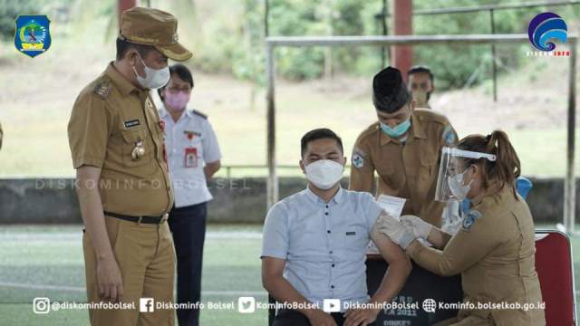 Pemkab Bolsel Atur Strategi untuk Capai Target Vaksinasi