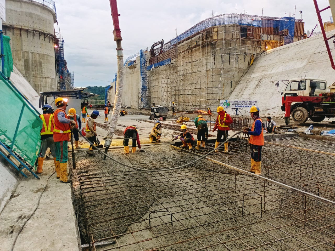 PT PP Optimalkan Kualitas Terbaik Bendungan Lolak