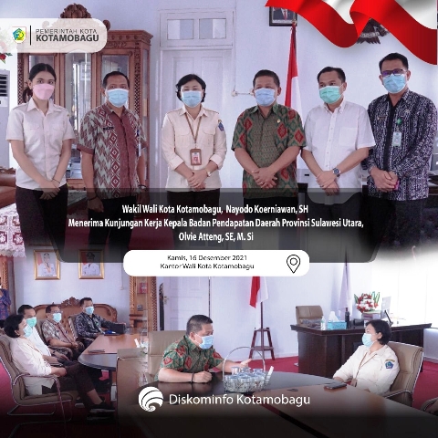 Wawali Kotamobagu Terima Kunker Bapenda Sulut, Bahas PAD Kendaraan