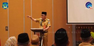 Bupati Iskandar Kamaru Buka Bimtek Barjas kepada Pemdes se-Kabupaten Bolsel
