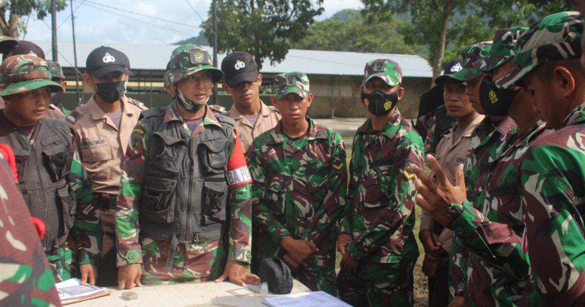 Danyon Armed 19 Letkol Arm Edy Yulian Terima Kunjungan Siswa Dikmaba TNI AD dan Diktukba Polri