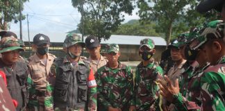 Danyon Armed 19 Letkol Arm Edy Yulian Terima Kunjungan Siswa Dikmaba TNI AD dan Diktukba Polri
