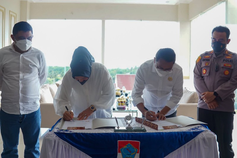 Pemkot Kotamobagu dan Pemkab Boltim Bersepakat Saling Kerjasama