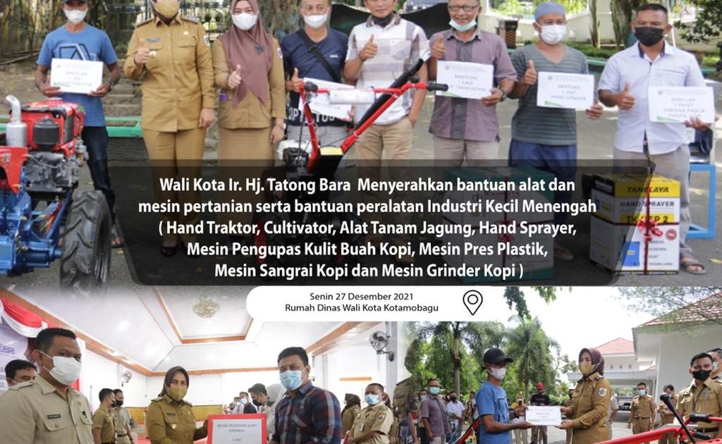 Kelompok Tani di Kotamobagu Terima Bantuan Alat dan Mesin Pertanian