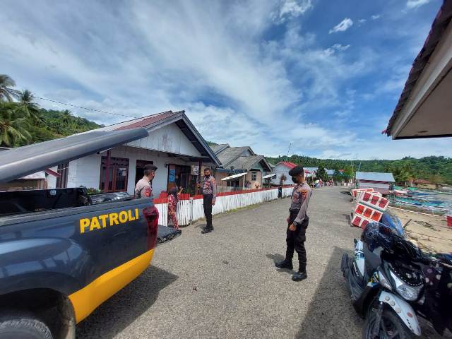 Kapolres Bolsel Imbau Masyarakat Waspada Bencana Alam