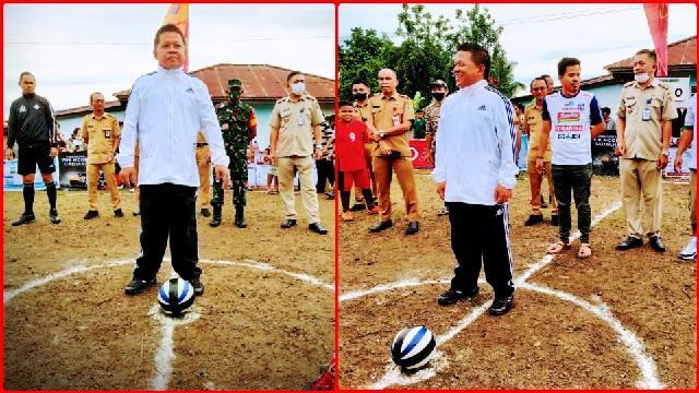 Wakil Walikota Nayodo Koerniawan Buka Turnamen Sepak Bola Mini U-12 di Kelurahan Gogagoman