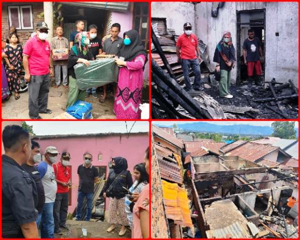Pemkot Kotamobagu Salurkan Bantuan Untuk Korban Kebakaran di Gogagoman
