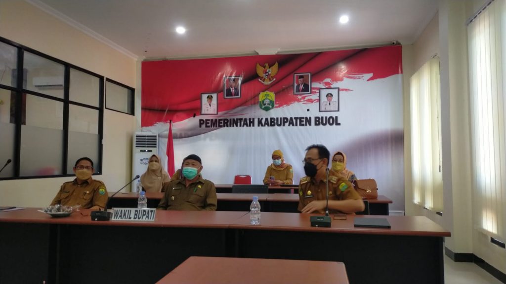 Wabup Buol Hadiri Forum Nasional Stunting Secara Virtual