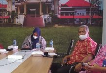 Pemkab Bolmong Ikut Sosialisasi PTSL Tahun 2022 Bersama Menteri ATR/BPN