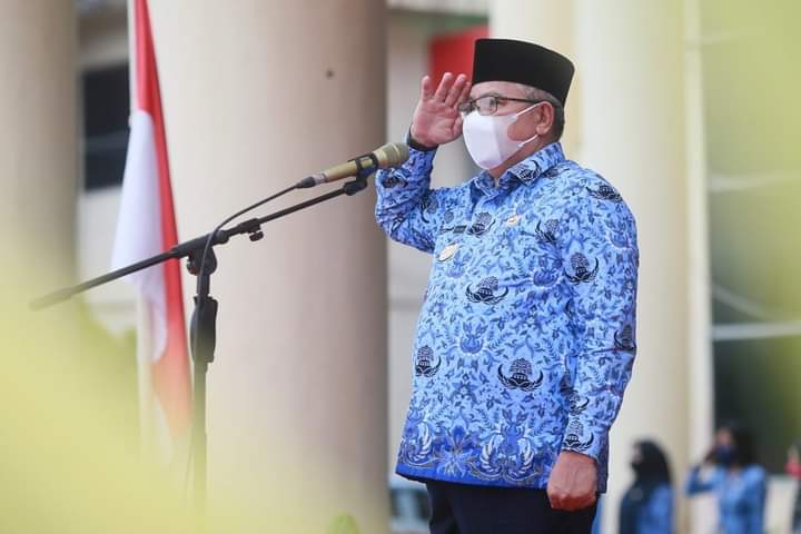 Wabup Pimpin Apel Korpri Dilingkungan Pemkab Bolmut