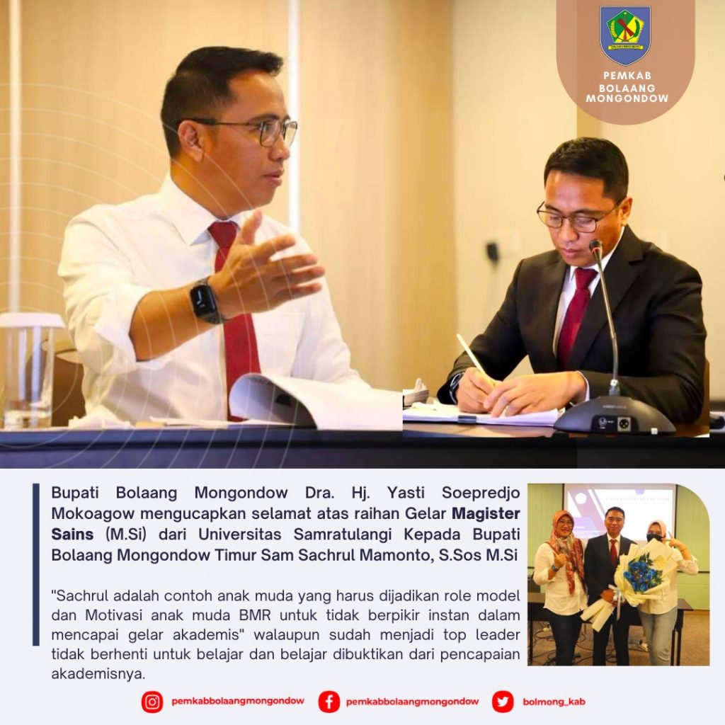 Yasti Ajak Pemuda Contohi Bupati Boltim